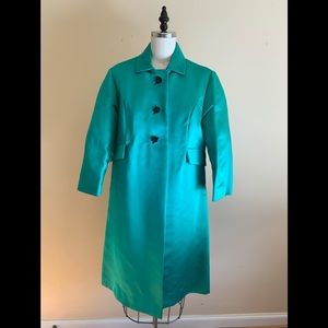 Vintage Satin Evening Coat